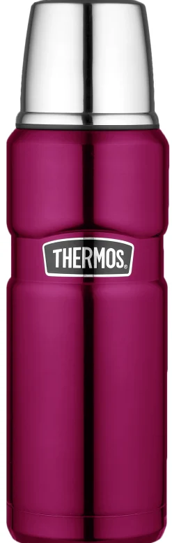 King isoleerfles 1200ml zwart mat