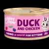 Kitten eend&kip in saus 85g
