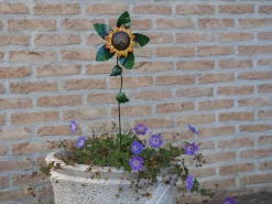 Kleine zonnebloem windmolen