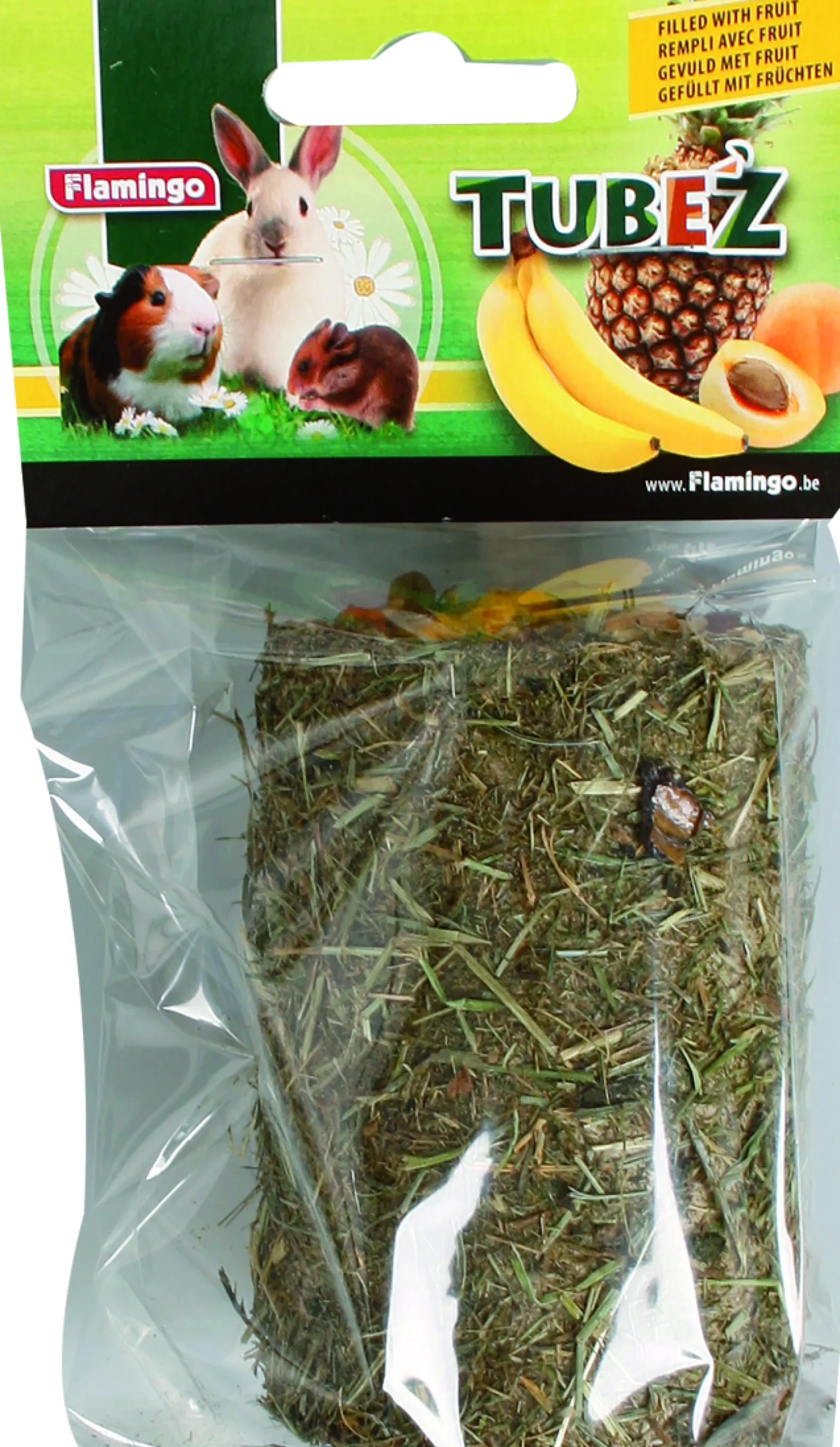 Knaagtunnel tubez gevuld met fruit