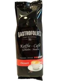 Koffie gemalen dessert