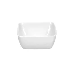 KOM PORCELINO VIERKANT WIT