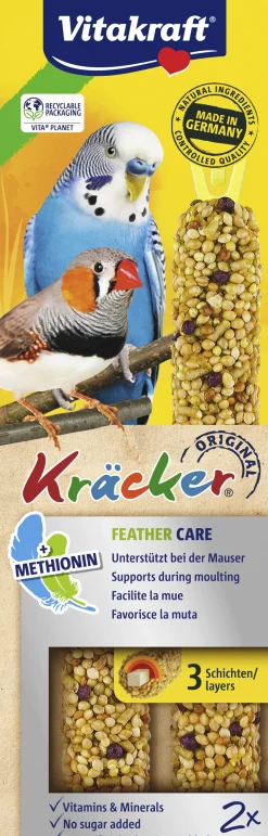 Kräcker® feather care| 2stuks| parkieten