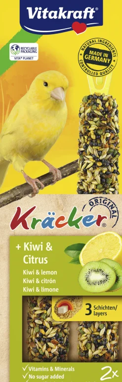 Kräcker® kiwi & citrus| 2stuks| kanaries