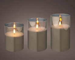 Led kaars glas steady batterij