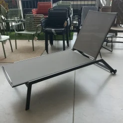 Ligbed Hydra antraciet/zilver