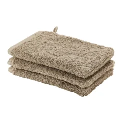 London washandje 16x22cm almond