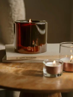 Maxi geurtheelichten roségouden cup sunset spark