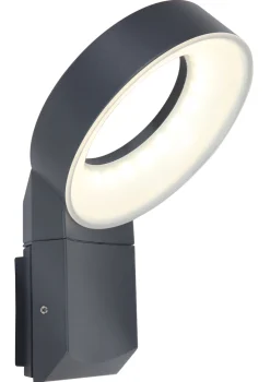 Meridian wandlamp donkergrijs led 16w
