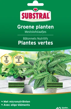 Meststofstaafjes voor groene planten 40 stuks