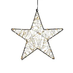 Metalen ster met 200 led lampjes