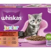 Natvoer voor katten |whiskas pouch classic in saus junior.85g 12p