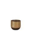 Nora pot rond oker glaze - h15xd16cm