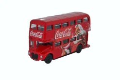 Oxford christmas bus coca-cola 1:76 rood