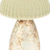 Paddenstoel in glas beige 13cm