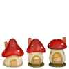Paddestoel huis - l9,5xb7,5xh11,5