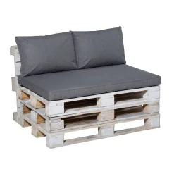 Palletkussen outdoor 120x80cm oxford grey