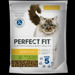 Perfect fit cat dry sensitive turkey 750g