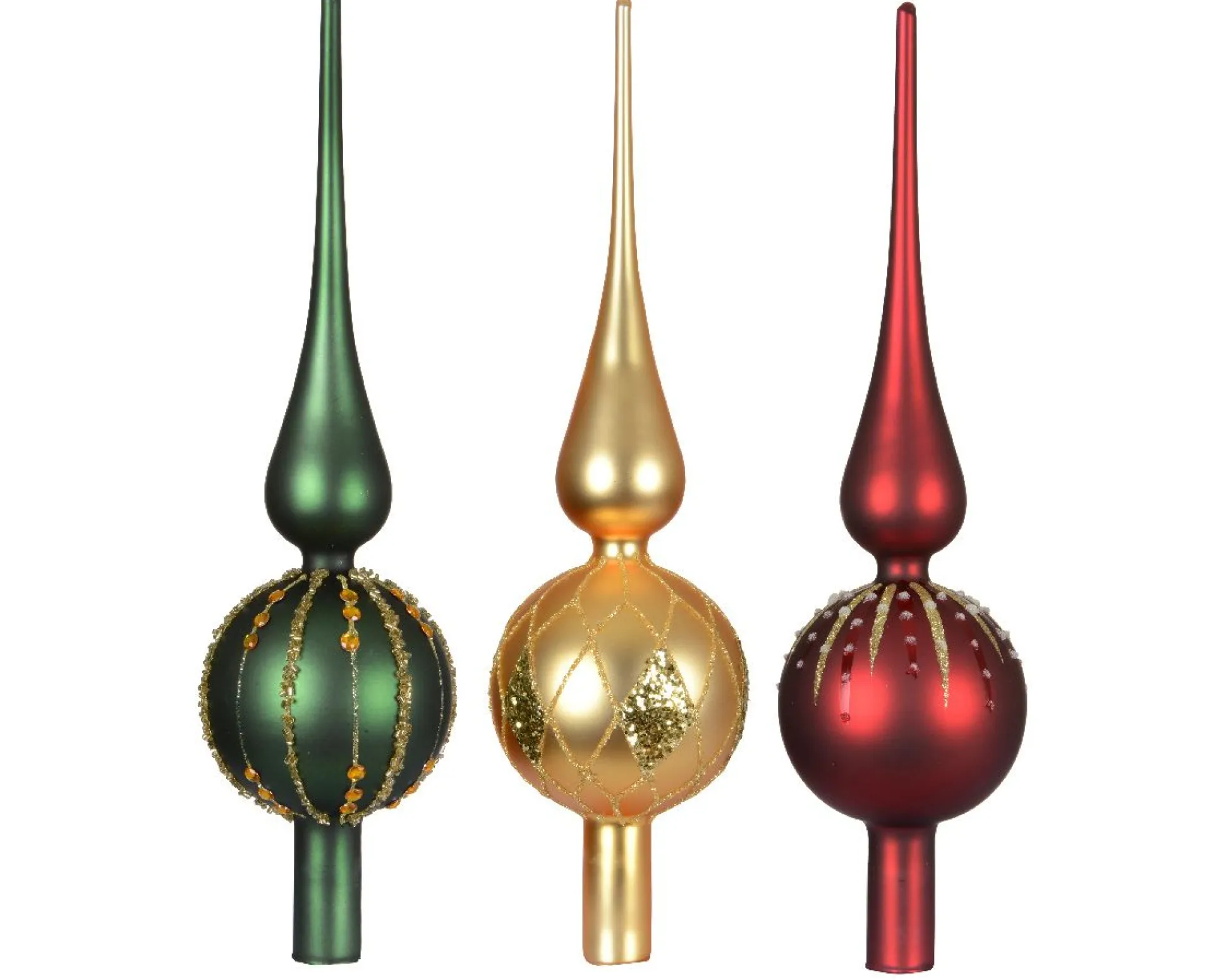 Piek glas emaille, mat, glitters