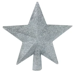 Piek ster glitter lichtblauw