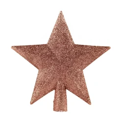 Piek ster glitter oudroze