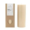 Pillar kaars beige