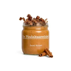 Pindakaas met dadel en kaneel