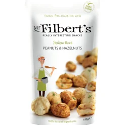 Pinda's en hazelnoten met italiaanse kruiden 100g