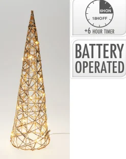 Piramide 40cm met led