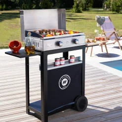 Plancha gas RVS duo Edition 260 gas