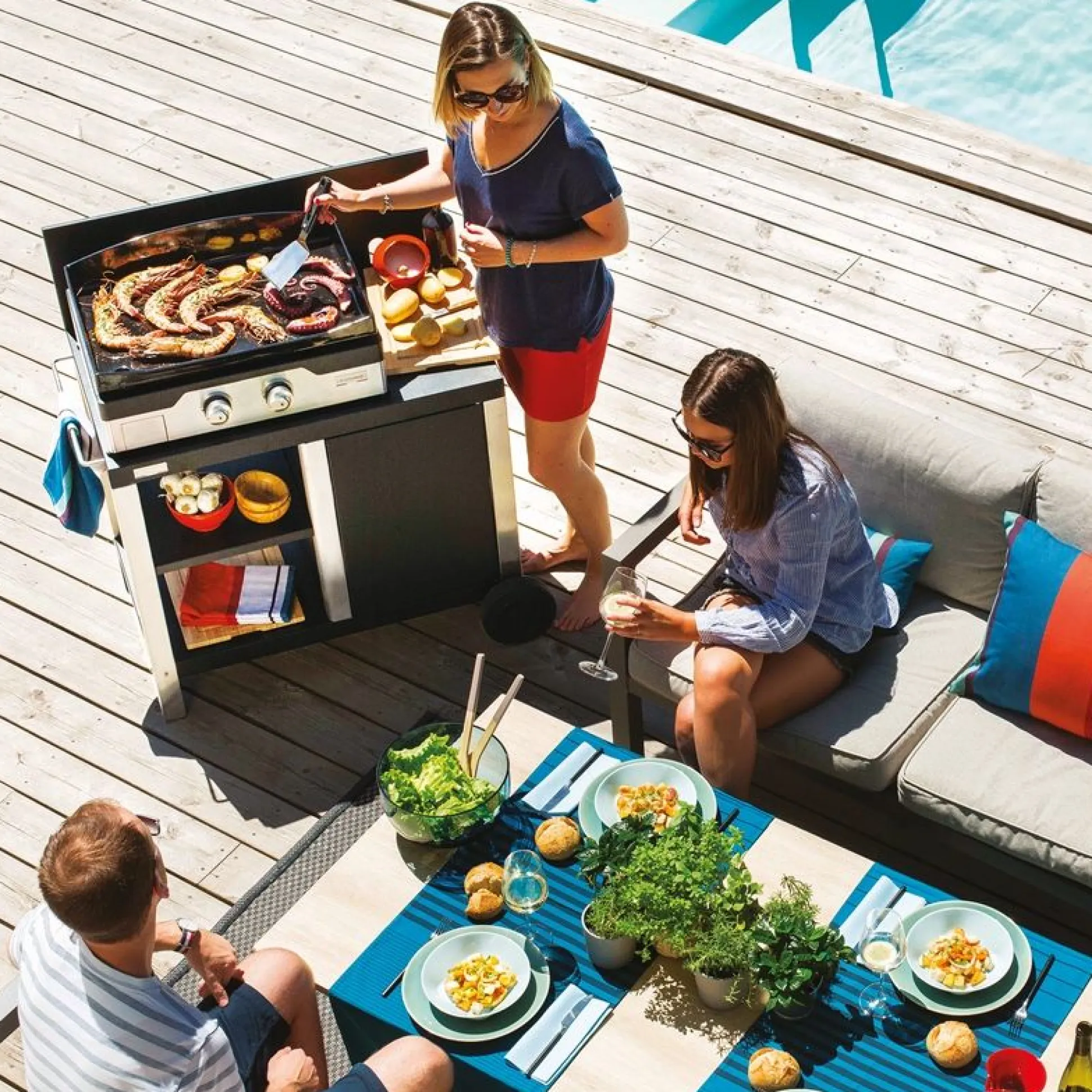 Plancha gas Signature Allure 260 Duo