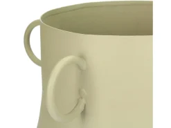 Planter ijzer ivoor 32x32x26.5cm