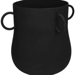 Planter ijzer zwart 32x32x26.5cm