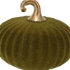 Pompoen in glas groen 12cm