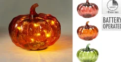 Pompoen met led 13cm
