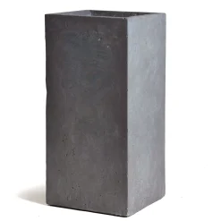 Pot Clayfibre kubiek hoog w40h78