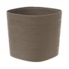 Pot Respect met reservoir 20x20h17 taupe