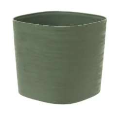 Pot Respect met reservoir30x30h27 groen-grijs