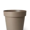 Pot rond happy met wielen 50h 41 taupe