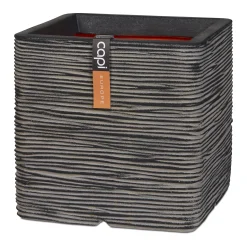 Pot vierkant rib 50x50 antrac