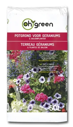 Potgrond voor geraniums 50 liter