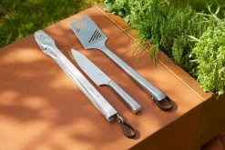 Premium set van 3 stuks (spatel - tang - mes)