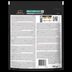 Pro plan sensitive skin hondenvoeding brokjes adult small & mini zalm 700g