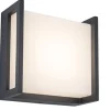 Qubo wandlamp donkergrijs led 9.5w