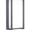 Qubo wandlamp donkergrijs led 17.3w