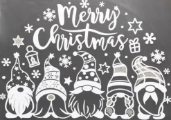 Raamsticker kabouters 40x28,5