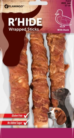 R'hide staaf met eend 20mm 17cm 3st 155g