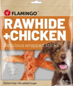 R'hide staaf met kip 7/8mm 12cm 28-32st 350g