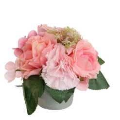 Roos anjer bloemstuk