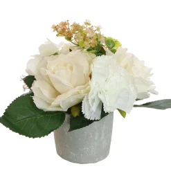 Roos anjer bloemstuk